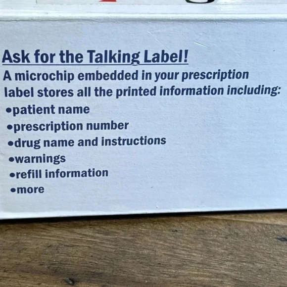 NWT SCRIPT TALK STATION Talking Prescription Medicine Meds RX Station - Picture 12 of 16